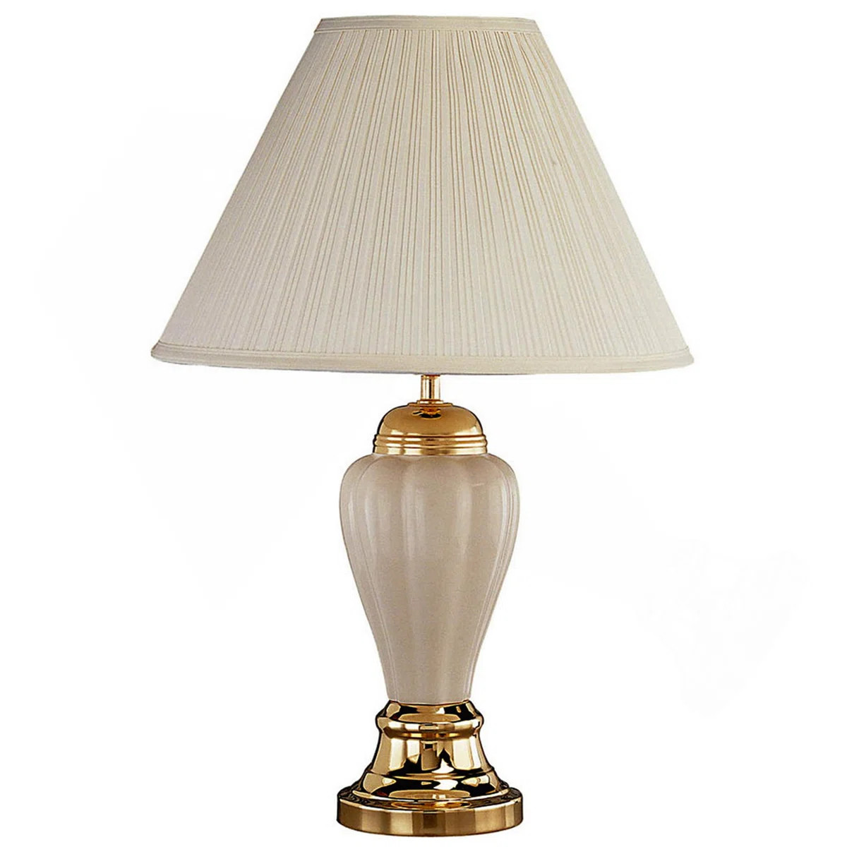 33" Tall Metal Table Lamp, Retro Design With Shade | Wayfair North America