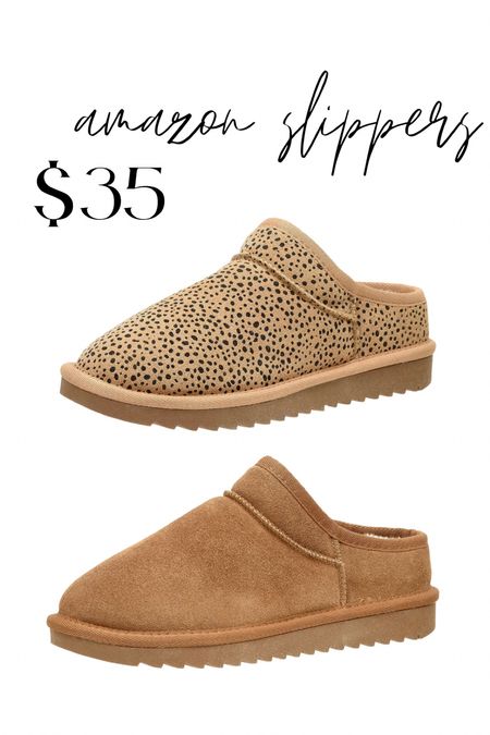 Amazon (ugg) slippers. 

#LTKshoecrush #LTKstyletip #LTKunder50