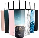 Simple Modern Classic Insulated Tumbler with Straw and Flip Lid - Stainless Steel Water Bottle Iced  | Amazon (US)