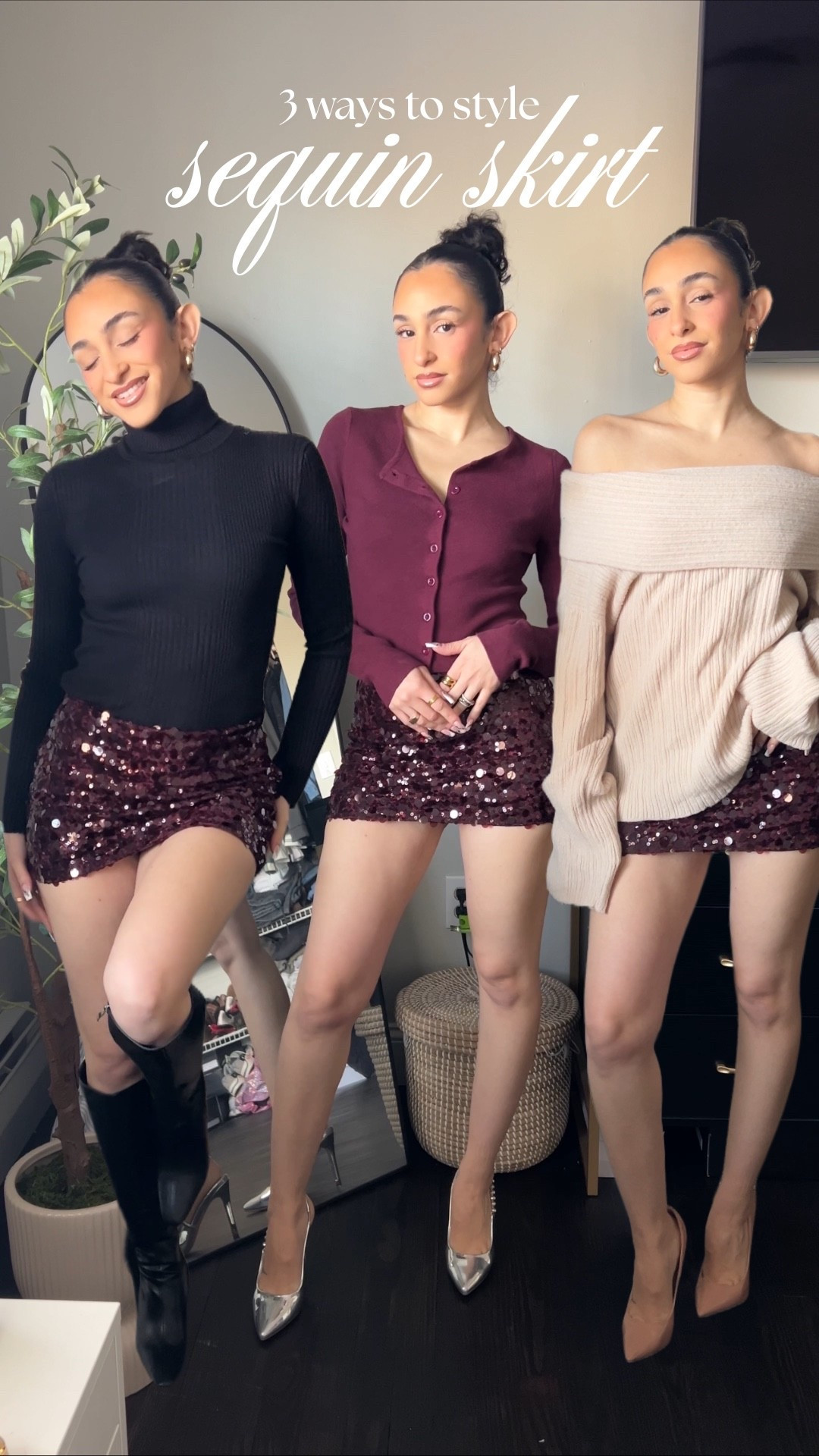 Sequin skirt is all the rage for this holiday season ! Perfect for any holiday party or even New Years Eve ! Here’s 3 ways I styled it 

#LTKootd #LTKHoliday #LTKSeasonal