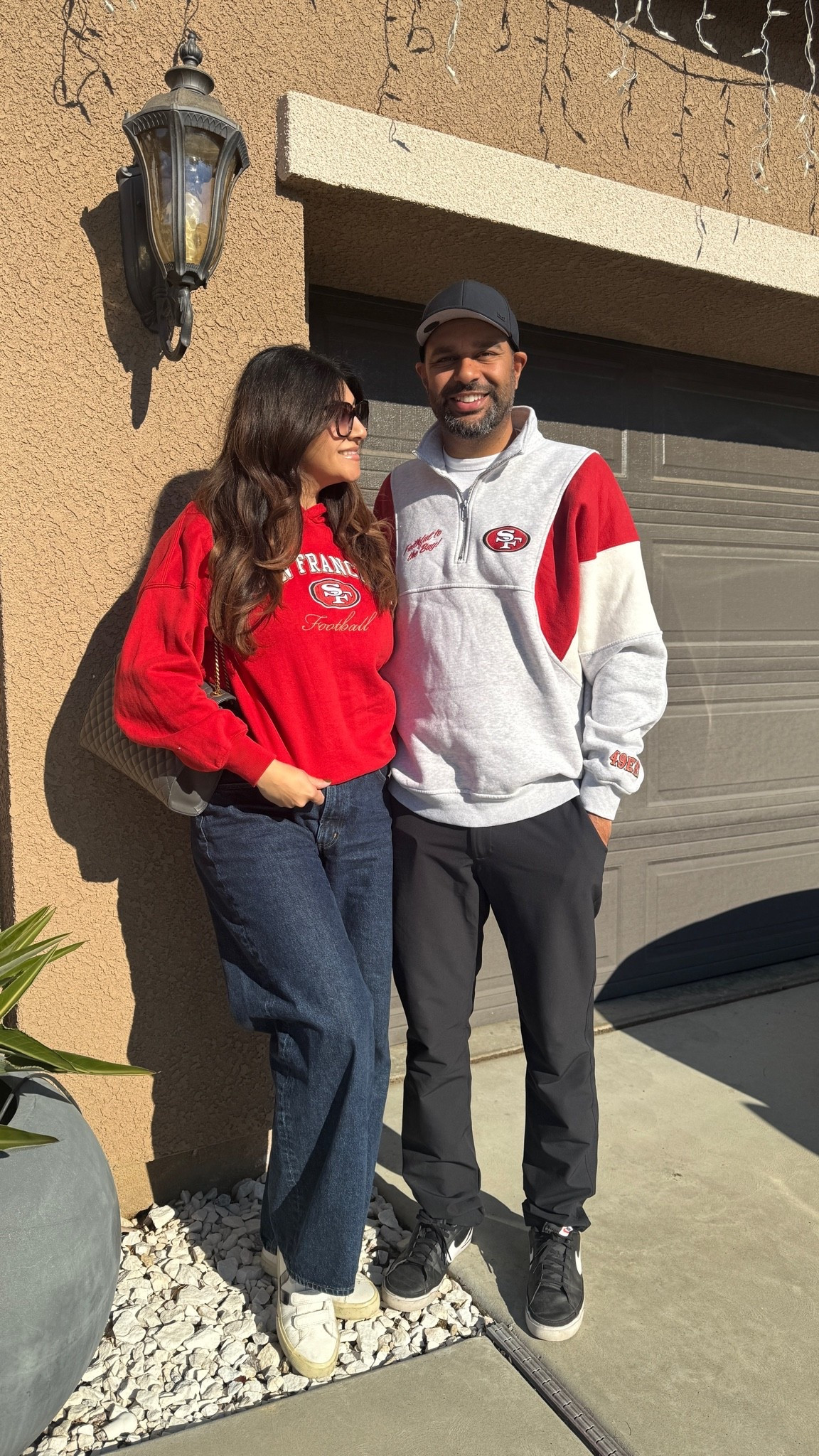 Football sweatshirts are back in stock! These are the coziest and softest sweatshirts perfect for fall and game day!   We’ve worn them tailgating, to football games and for fall weekend outfits. 

Both wearing large. 

#football #gameday #gamedayoutfit #49ers #sanfrancisco @abercrombie #sports

#LTKActive #LTKootd #LTKMens