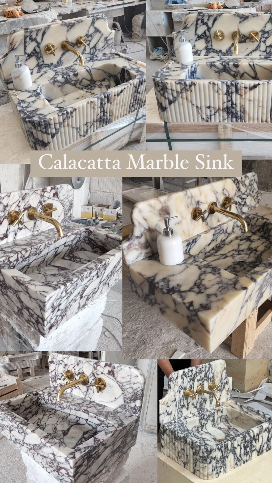 Calacatta Monet Marble Sinks #etsy 

#LTKhome #LTKsalealert #LTKstyletip