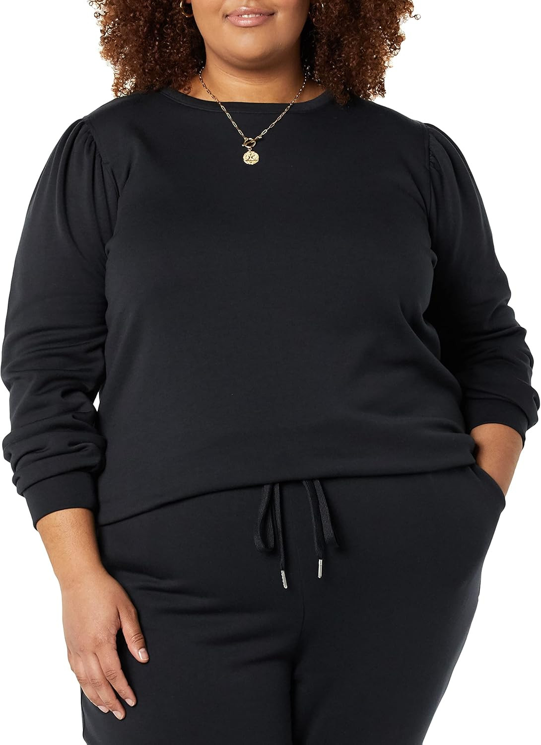Amazon Aware Women's Puff Sleeve Sweatshirt | Amazon (US)