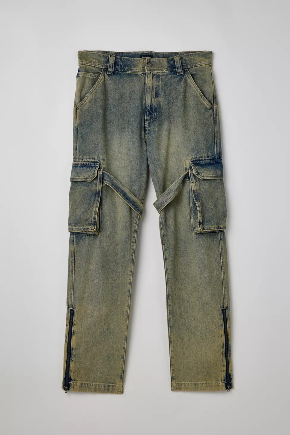 Standard Cloth Herringbone Twill Flared Cargo Pant | Urban Outfitters (US and RoW)