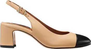 MARGAUX The Cap-Toe Cluny Slingback Pumps | Nordstrom | Nordstrom