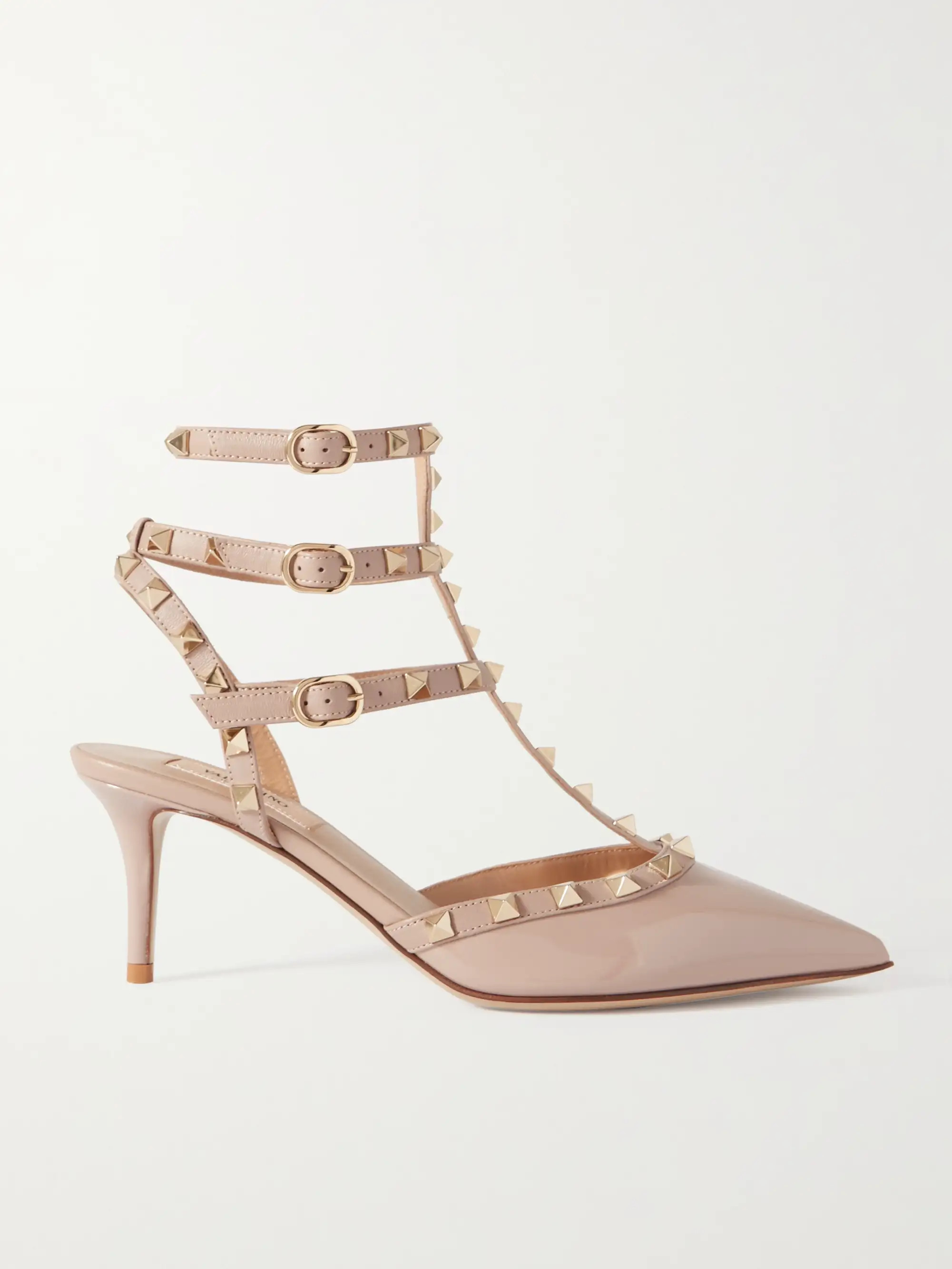 Valentino Garavani Rockstud 65 patent-leather pumps | NET-A-PORTER (UK & EU)