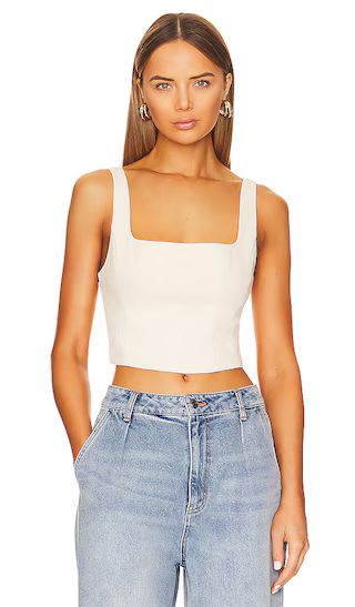 Corset Top in Off White | Revolve Clothing (Global)