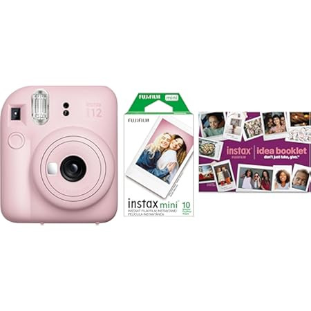 Fujifilm Instax Mini 12 Instant Film Camera, Clay White | Amazon (US)