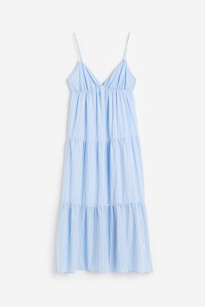 Stufenkleid aus Baumwolle | H&M (DE, AT, CH, NL, FI)