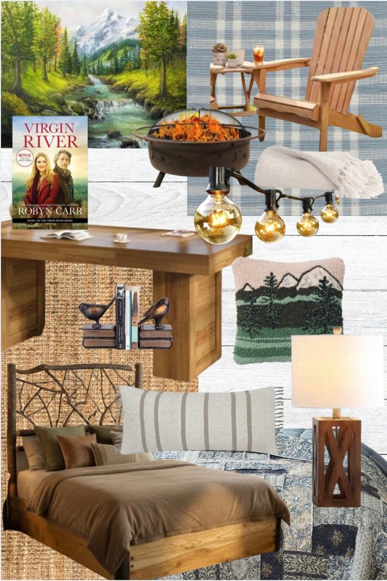 Virgin River Inspired Home Decor 🌲 ✨| Cozy Cabin Style, Rustic Bedroom & Outdoor Living Ideas 

#LTKHome #LTKTravel