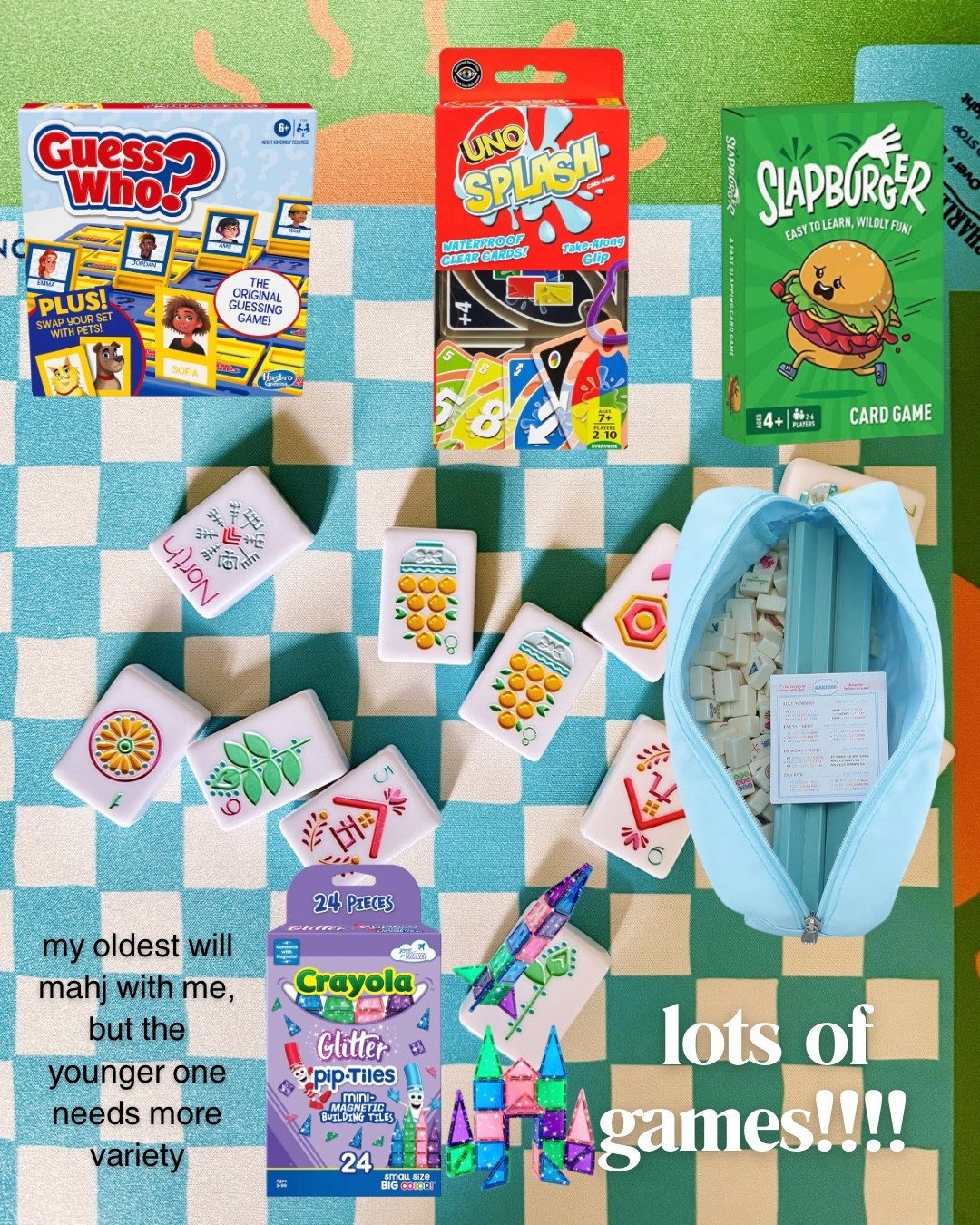 What I pack to keep everyone happy 🎲
Mahjong for me + easy travel games and activities for the girls = beach trip sanity saved.

#LTKKids #LTKmomlife #LTKTravel