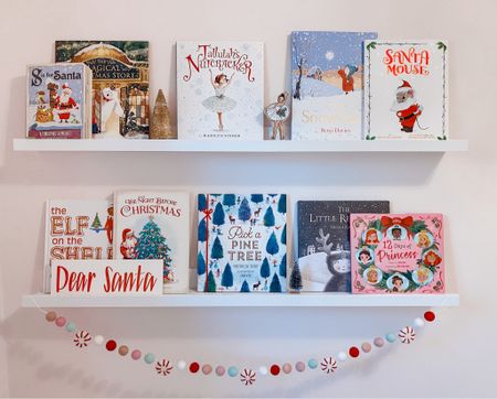 Mila’s Christmas Bookshelf 🎅🏻 I love making my kids room festive & cozy during the holidays. ✨ 

#LTKSeasonal #LTKkids #LTKHoliday