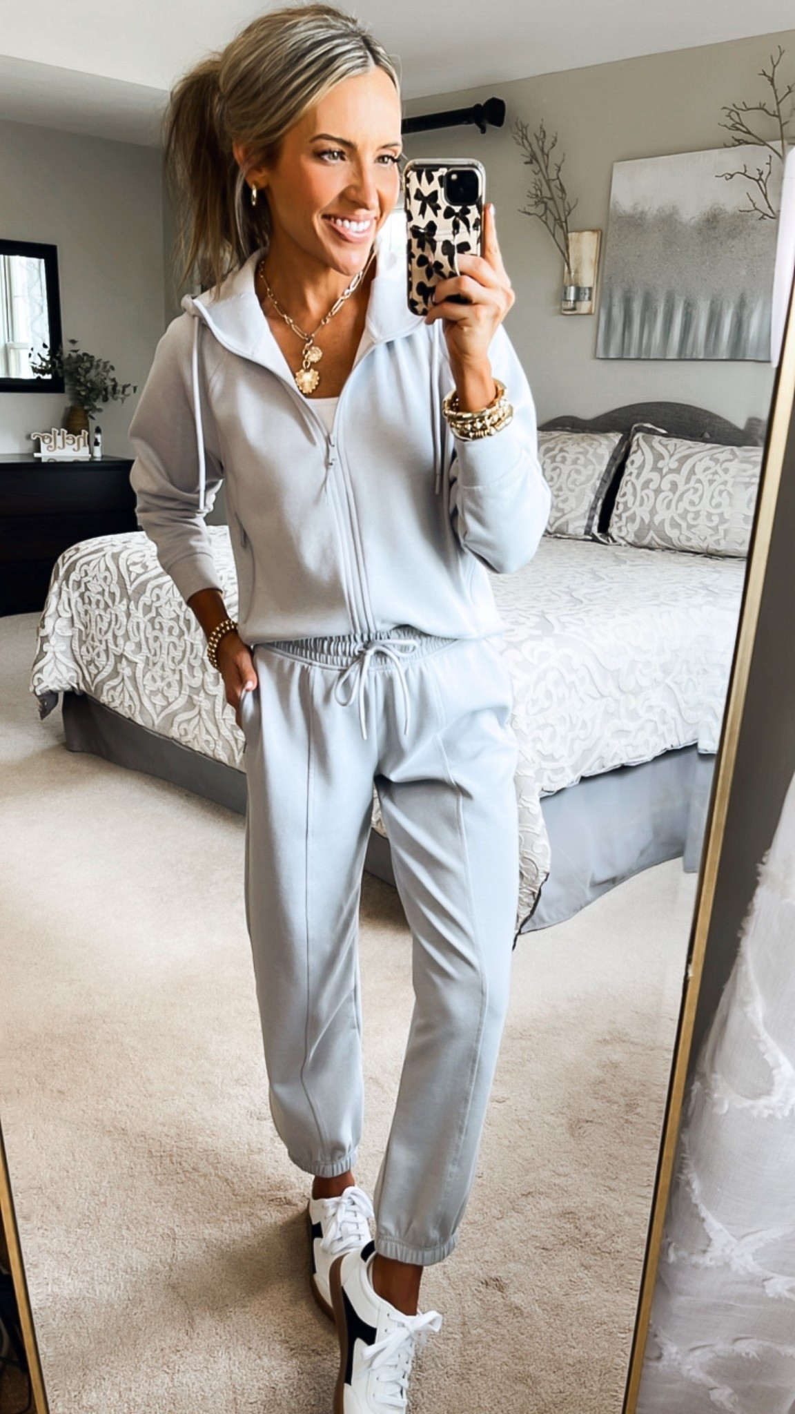 Comfy casual matching sets for fall, sports mom life or travel! Everything is 40% off through 8/20!! 👏 Making these incredible deals!! Everything comes in regular, petite & tall options! I’m wearing xs in all. 

#LTKPetite #LTKSaleAlert #LTKFindsUnder50
