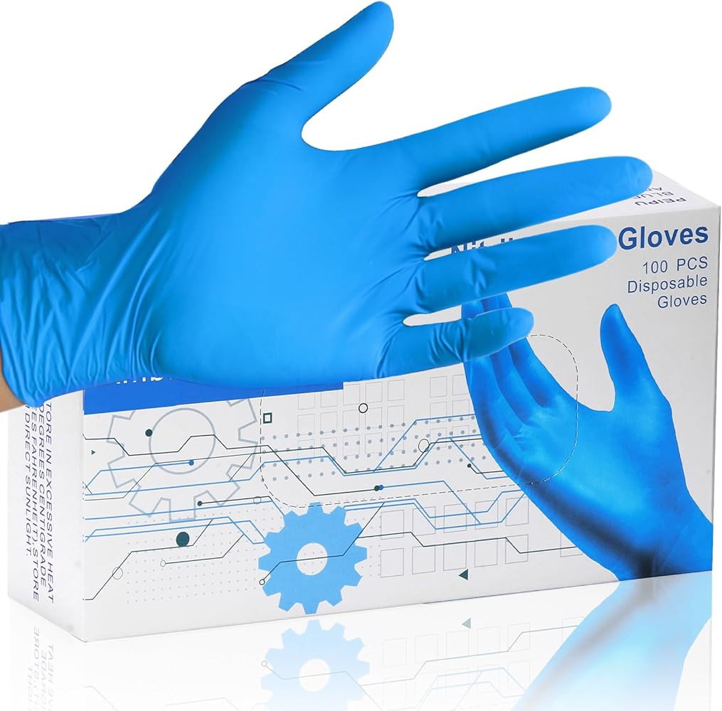 PEIPU Nitrile Exam Gloves Disposable Gloves，Powder Free, Cleaning Service Gloves, Latex Free | Amazon (US)