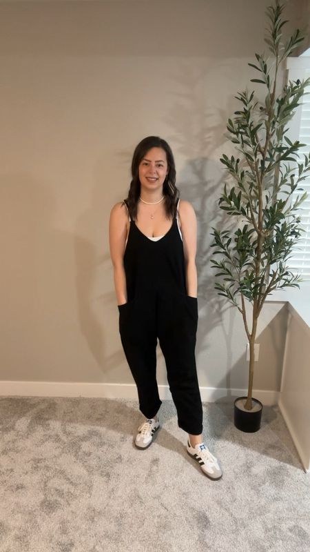 Obsessed with these bestselling jumpsuits from Amazon! I am wearing my normal size medium in both the long and short jumpsuits and love the fit! Paired them with my favorite Adidas Sambas! 

#LTKstyletip #LTKsalealert #LTKfindsunder50