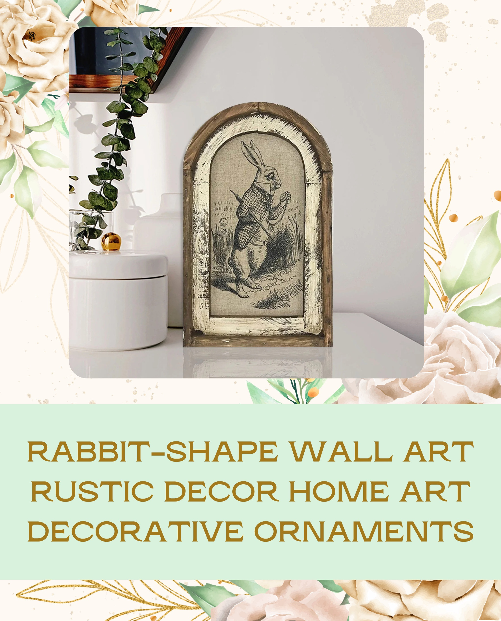 This Rabbit-Shape Wall Art adds a rustic, whimsical touch to your spring decor! 🐇🌸 Perfect for an Easter-themed space or to bring some charm to any room. #SpringDecor #EasterVibes #LTKFinds

#LTKFindsUnder50 #LTKSeasonal #LTKHome