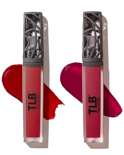 The Lip Bar - Nonstop Liquid Matte Lipstick Mini 2-Pack, Bawse Lady (Blue Red) + Rich Auntie (Deep Berry) - High Pigment - One Swipe - Long Lasting - Jojoba Oil & Vitamin E - Vegan - .05 fl oz each | Amazon (US)