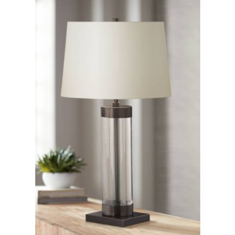 Robert Abbey Andre 28 5/8" Modern Clear Glass Table Lamp | Lamps Plus