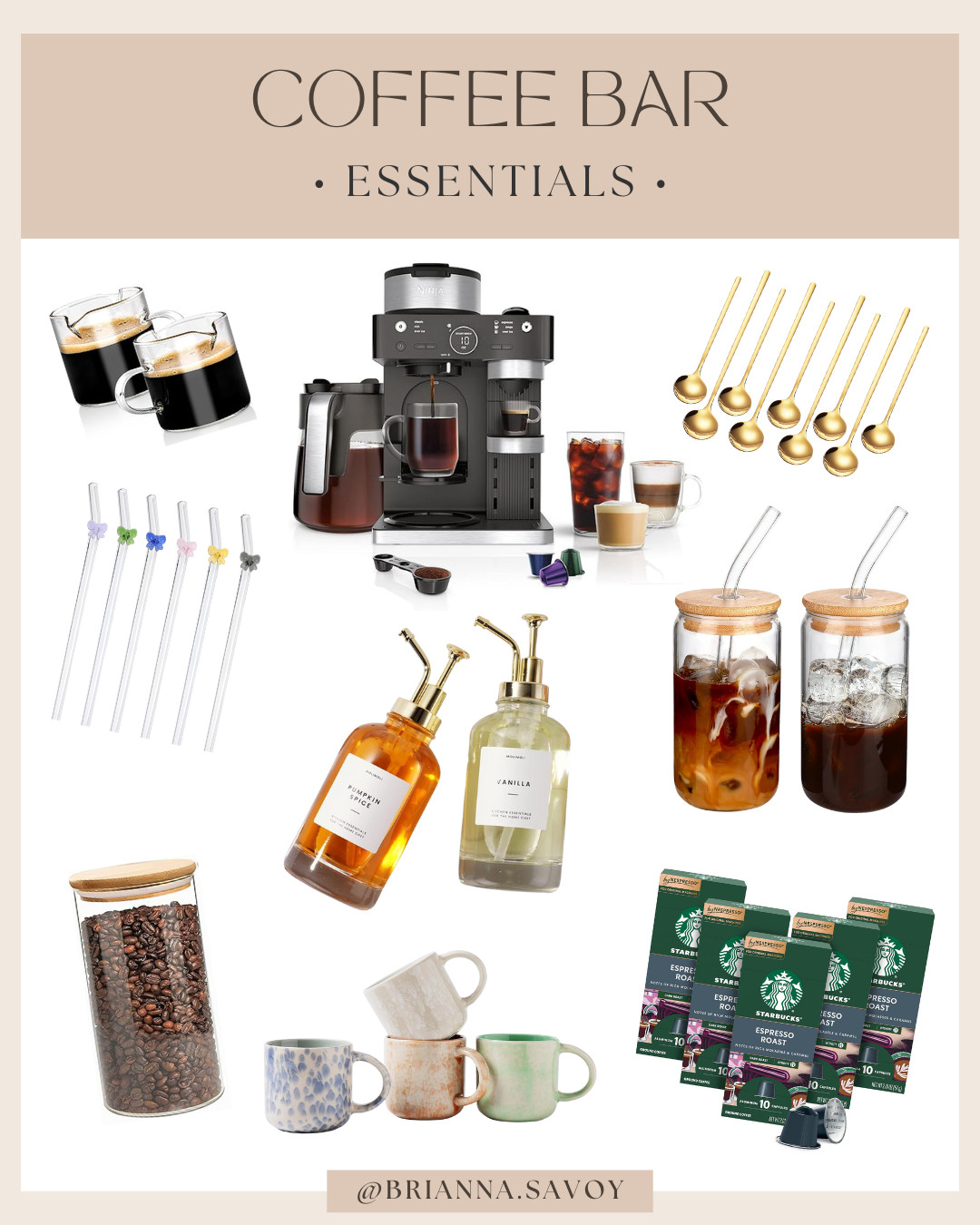 ☕️ Coffee lovers, this one's for you!  I'm sharing all my must-have coffee bar essentials to level up your morning routine. From chic mugs to the perfect frother, I've got your caffeine corner covered! ✨ #CoffeeBarGoals #CoffeeLoverEssentials 

 

#LTKFindsUnder100 #LTKGiftGuide #LTKHome