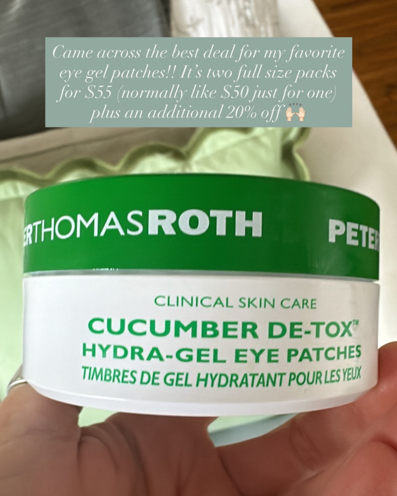 Two full size packs for $55 (normally like $50 just for one) plus an additional 20% off  with code BEAUTY20

#LTKBeauty #LTKSaleAlert #LTKWedding