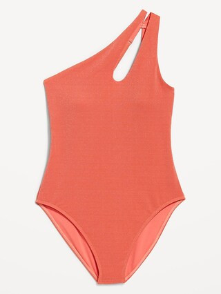 One-Shoulder Shine Swimsuit | Old Navy (US)
