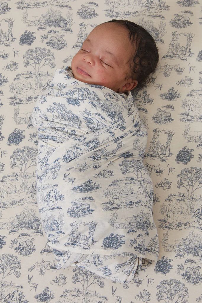 Bleu Toile Swaddle | Solly Baby