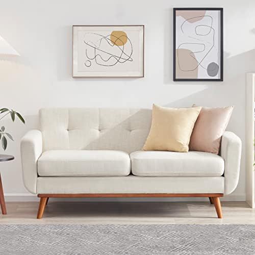 Kingfun Tbfit 65" W Loveseat Sofa, Mid Century Modern Decor Love Seat Couches for Living Room, Bu... | Amazon (US)