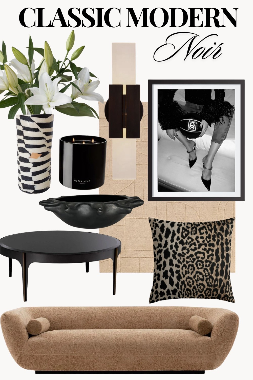 Say hello to your new obsession: Classic Modern Noir 🖤 Think sculptural silhouettes, black marble, edgy textures, and a perfect mix of warm neutrals to keep things elevated and grounded. It's modern luxury with a daring twist. If you're craving interiors that are as chic and confident as your wardrobe, this one’s for you. 

#LTKStyleTip #LTKSummerEdit #LTKHome