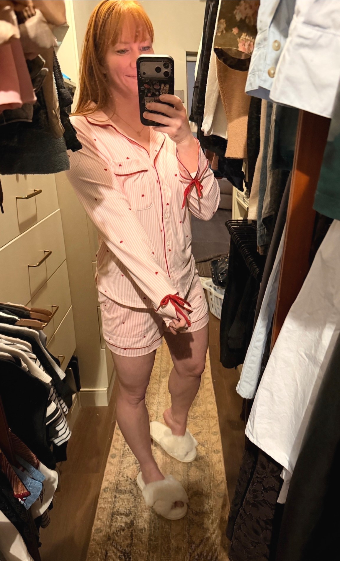 Valentine’s jams! Cute, cozy and true to size. Love the little bow detailing! 

#LTKselfcare #LTKValentine