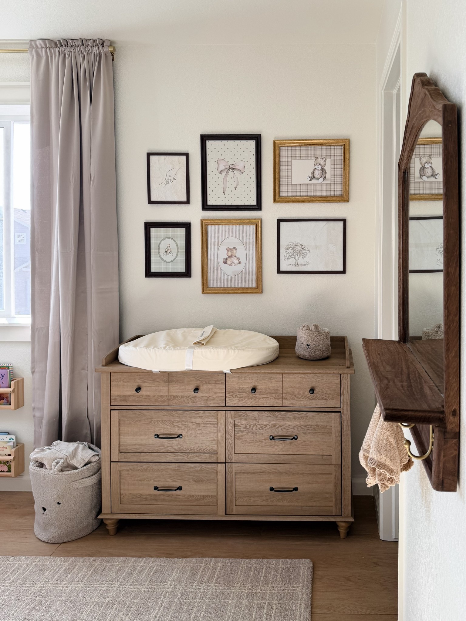 nursery gallery wall