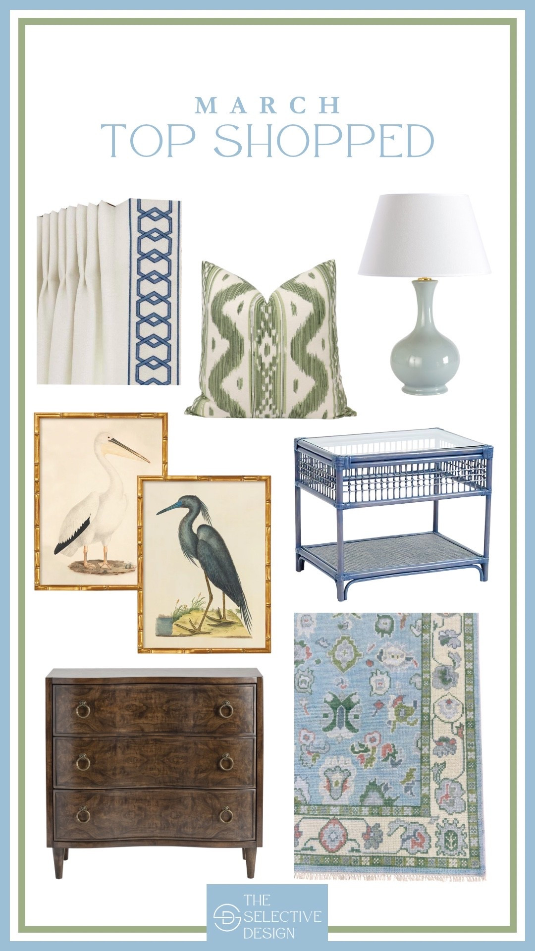 Our most popular home decor finds from March! Y’all were loving so many great colorful & traditional home decor finds. All of these favorites are perfect for a grandmillennial living room design! 

Classic home decor | traditional home decor | Grandmillennial home decor | oushak rug | custom drapery 

#LTKHome #LTKSaleAlert