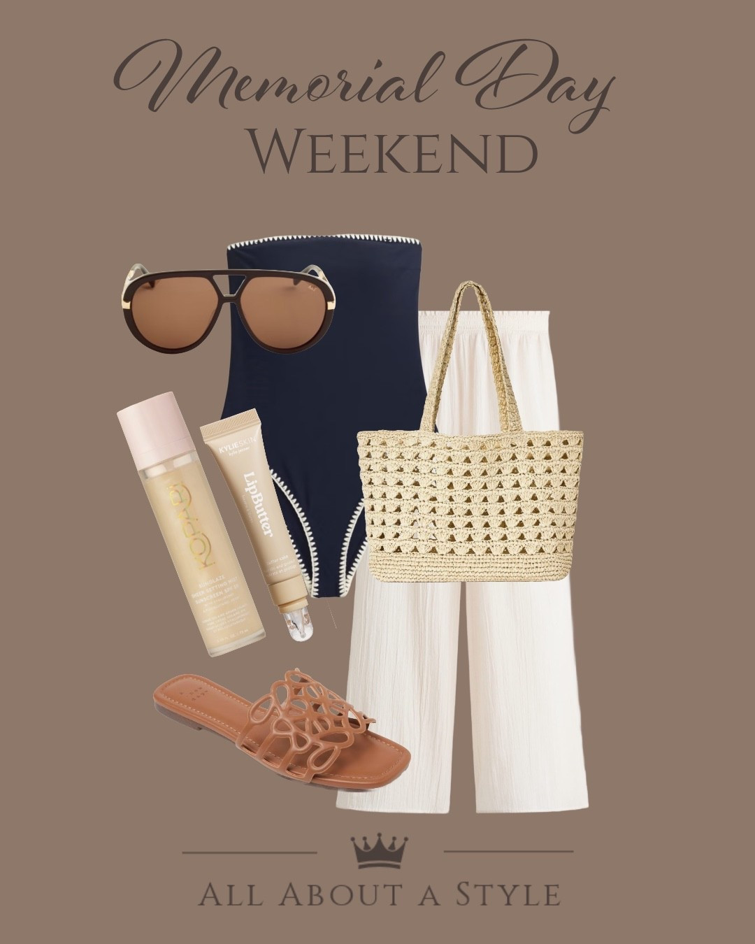 Memorial Day weekend uniform 🇺🇸✨
Classic neutrals, effortless layers, and elevated accessories that make looking put together way too easy. From the chic swimsuit to the woven tote moment… every piece is giving luxe vacation energy. 🤍

Everything linked on my LTK 

#LTKStyle #MemorialDayWeekend #SummerOutfits #NeutralFashion #VacationStyle #ResortWear #CoastalStyle #LTKFinds #SummerWardrobe #BeachStyle #EverydayChic #CapsuleWardrobe #FashionInspo

#LTKTravel #LTKootd #LTKSeasonal #LTKOver40