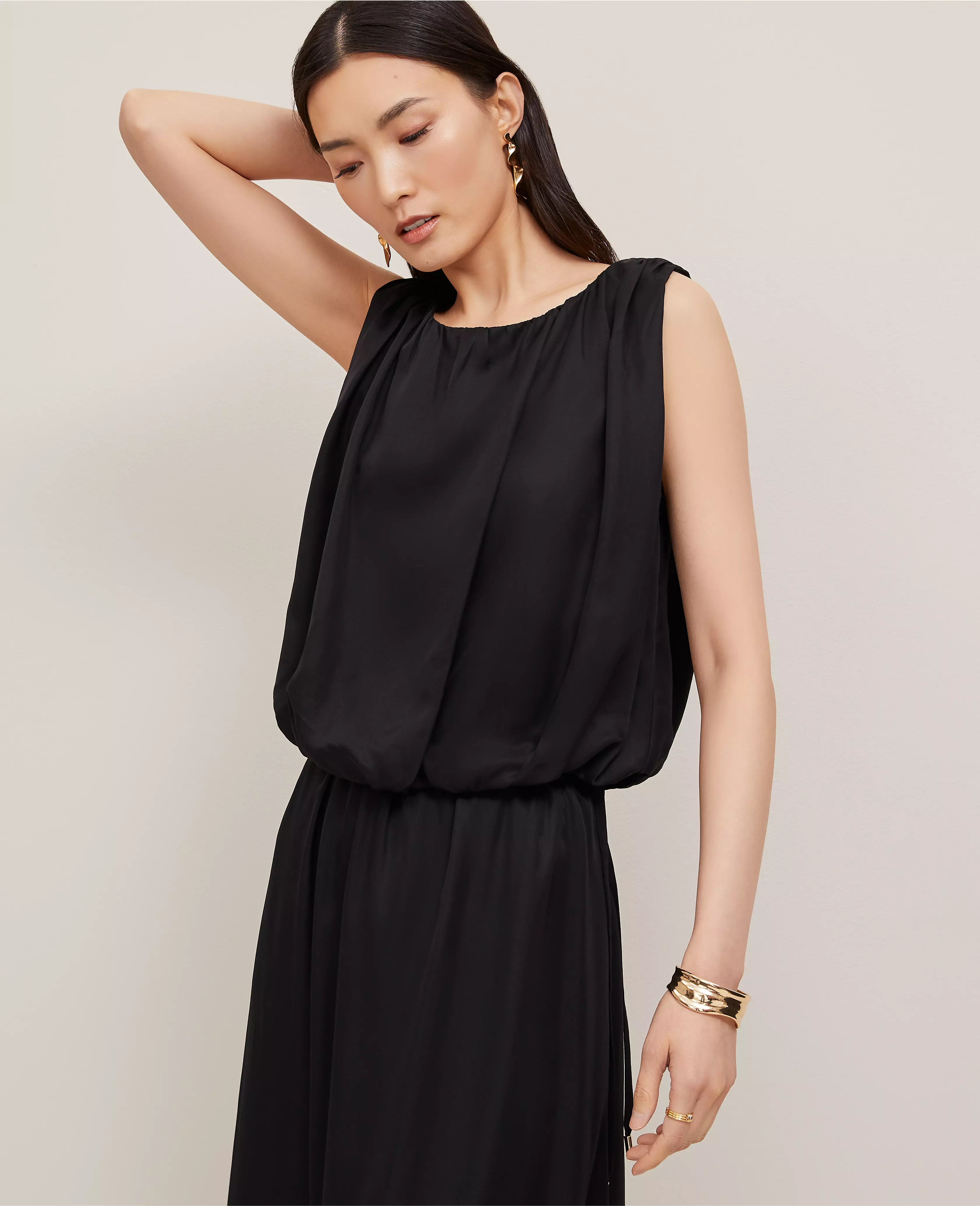 Bubble Hem Tank Top | Ann Taylor