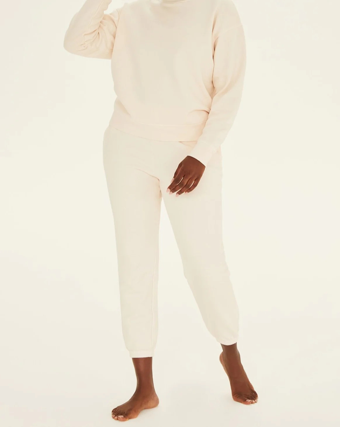 Ecru 50/50 Classic Jogger (XXXL) | Girlfriend Collective