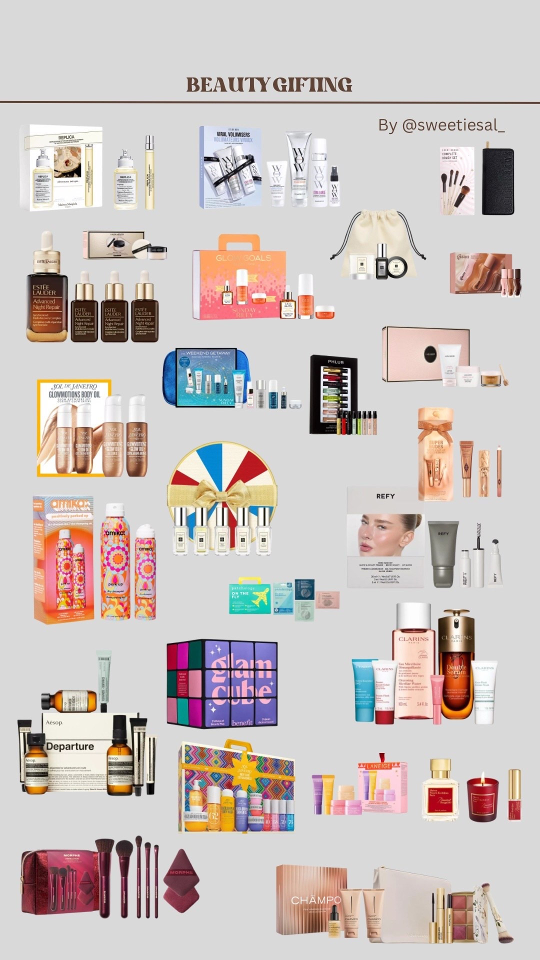 Buying for a beauty lover? Head over to @theofficialselfridges for ALL THE BEST BEAUTY! 

I always think you can pick up such great value beauty kits around  Christmas, it can be a great way to stock up on faves or try something new with a sampler pack. 

Often, a mini is included in with the price of a full size or you can pick up travel sized products to try out before you commit to a bigger purchase! 

There are some stunning sets available, happy shopping! 😍💛

• Beauty Gifting • Beauty • Christmas Gifts • Gift Guide • Selfridges • Jo Malone • Champo • Fragrance • Laneige • Skincare • Makeup • Maison Margiela • Replica • Phlur • Clarins • Sol de Janeiro • Refy • Morphe • Makeup Brushes • Estée Lauder • Benefit Cosmetics • Advent Calendar •  

#LTKbeauty #LTKgiftguide #LTKxSelfridges