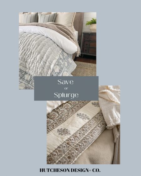 Summer bedding is a necessity here in GA! We’ve gathered a few of our favorite quilts and sheet sets for you! 

Save or Splurge, Summer quilt, neutral bedding, looks for less, comfortable bedding, cute bedding, affordable bedding, PB look for less, McGee and Co, Target. 

#LTKstyletip #LTKhome #LTKFind