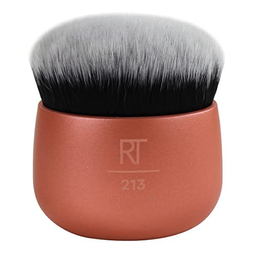 Real Techniques Foundation Makeup Blender, Kabuki Brush For Face or Body Makeup, Works With Liquid or Cream Foundation, No Handle, Blend & Buff Makeup, Dense Synthetic Bristles, 1 Count | Amazon (US)