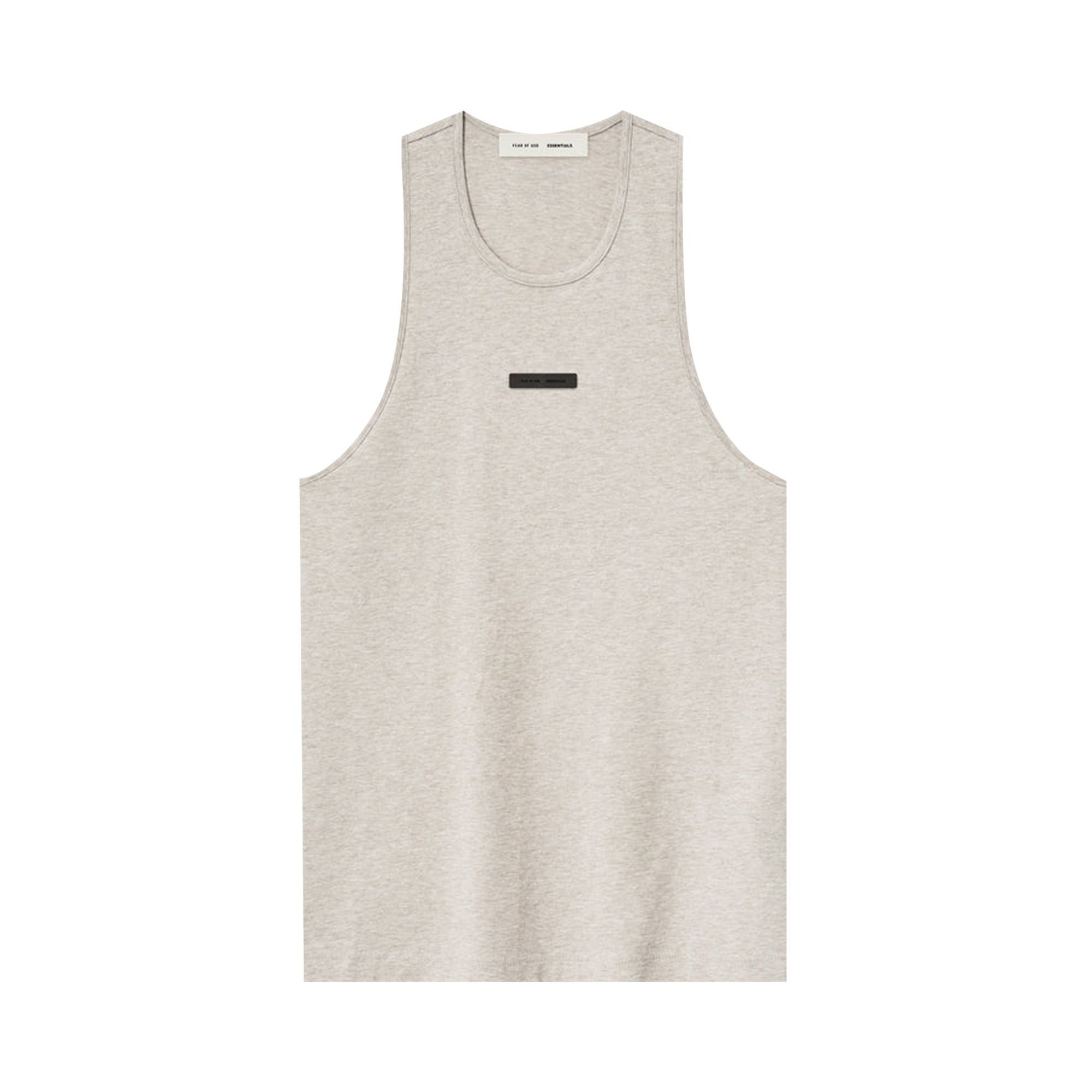 Fear of God Essentials Lightweight Essential Tank 'Heather Stone' | Grey | Men's Size XL | GOAT