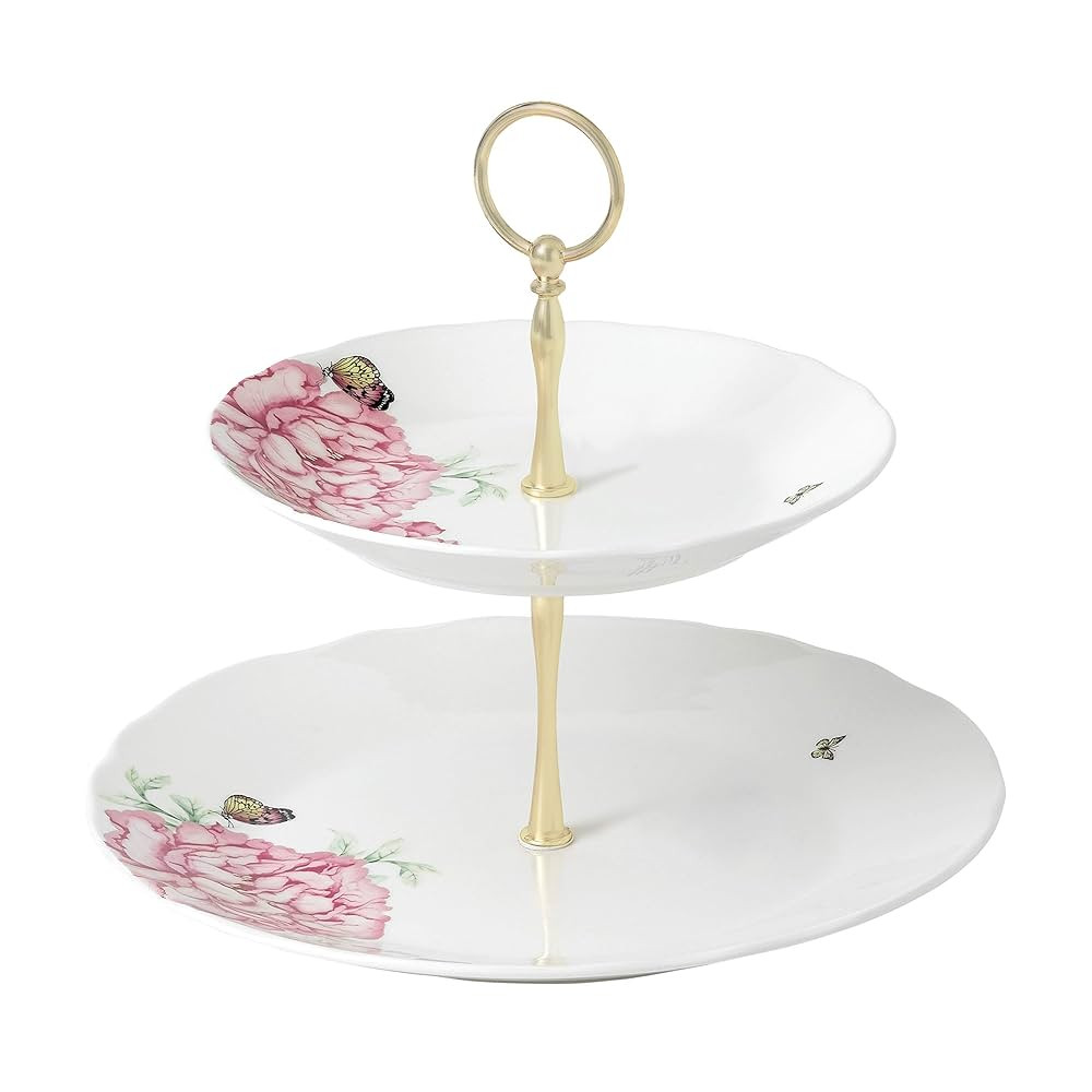 Miranda Kerr for Royal Albert Everyday Friendship Cake Stand Two-Tier | Amazon (US)