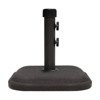 StyleWell 26 lb. Concrete and Resin Patio Umbrella Base in Black UB26B - The Home Depot | The Home Depot