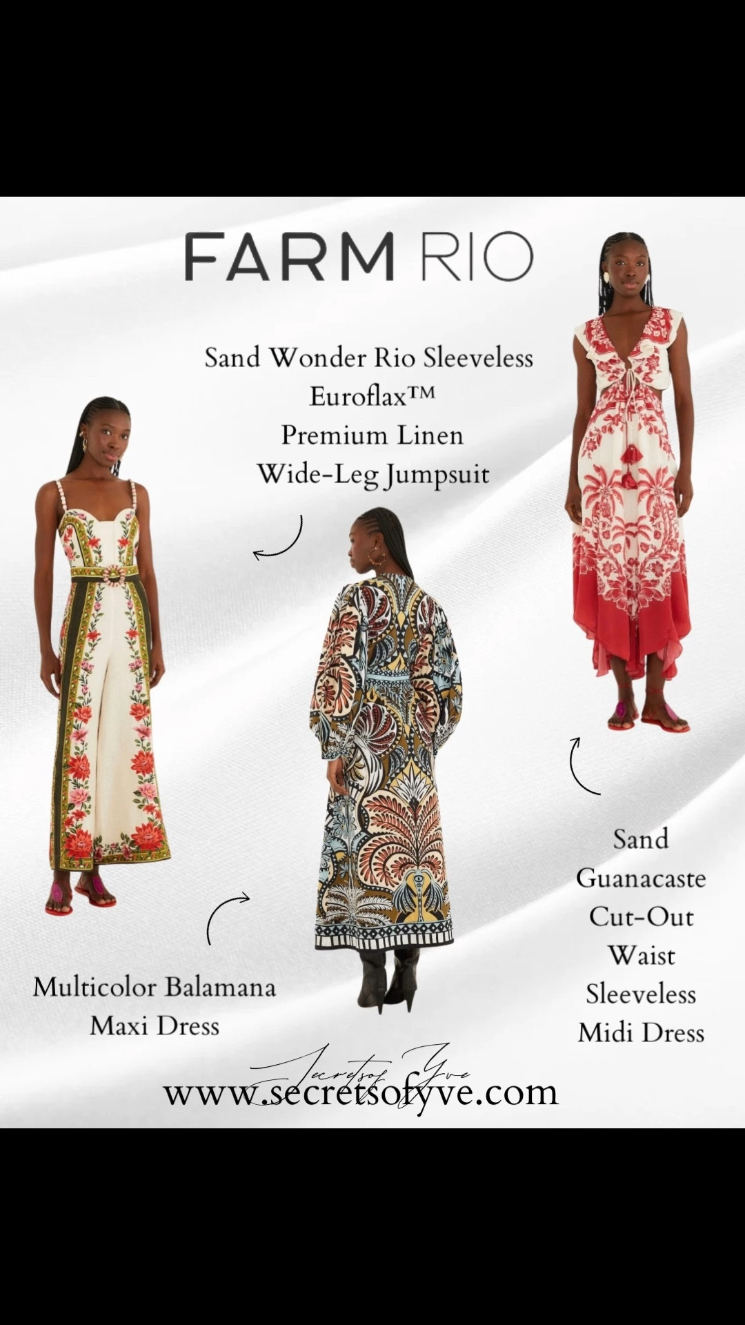 SecretsofYve: stunning @farmrio dresses and jumpsuits. Wedding guest dress. 
#Secretsofyve #ltkgiftguide
Always humbled & thankful to have you here.. New posts daily at 3pm & 4:15pm EST. 
CEO: PATESI Global & PATESIfoundation.org
@secretsofyve : where beautiful meets practical, comfy meets style, affordable meets glam with a splash of splurge every now and then. I do LOVE a good sale and combining codes! #ltkstyletip #ltksalealert #ltku #ltkfindsunder100 #ltkfindsunder50 #ltkplussize #ltkmidsize #ltkover40 #ltkpetite #ltkvlog #ltktravel #ltkbump #ltktall secretsofyve

#LTKSeasonal #LTKWedding #LTKWorkwear