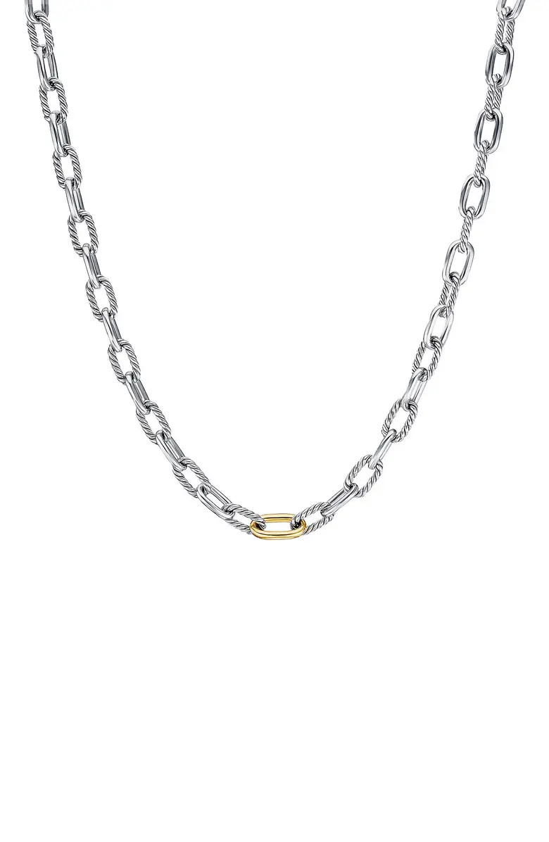 David Yurman DY Madison® Chain Necklace with 18K Gold | Nordstrom | Nordstrom