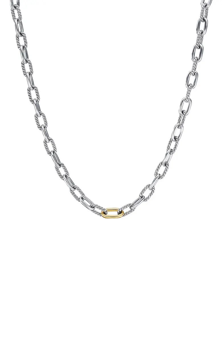 David Yurman DY Madison® Chain Necklace with 18K Gold | Nordstrom | Nordstrom