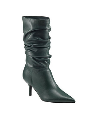Marc Fisher Women's Manya Ruched Stiletto Boot & Reviews - Heels & Pumps - Shoes - Macy's | Macys (US)