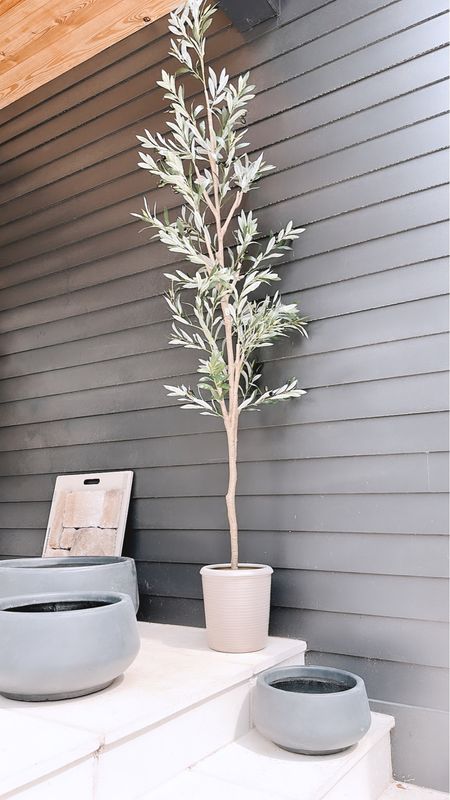 Double dip here - faux olive still on sale for $68 at amazon and the planter I got in store for $12! It’s $30 online down from $40 (large)

#LTKunder100 #LTKhome #LTKsalealert