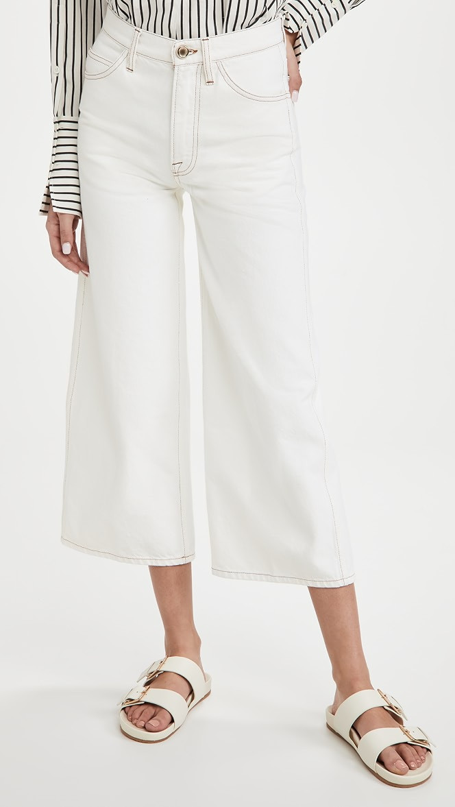 Le Italien Wide Crop Jeans | Shopbop