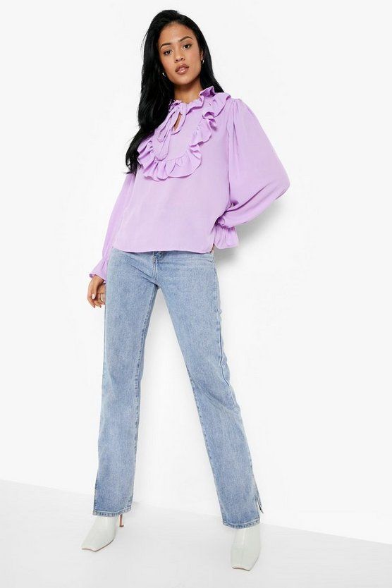 Tall Ruffle Blouse | Boohoo.com (US & CA)