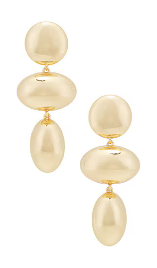 BaubleBar Mira Earrings in Metallic Gold. | Revolve Clothing (Global)
