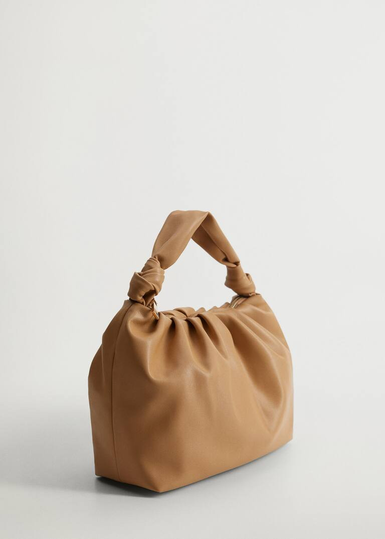 Geraffte Volumentasche | MANGO (DE)