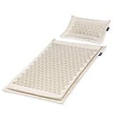 ProsourceFit Ki Acupressure Mat and Pillow Set with 100% Natural Linen for Back/Neck Pain Relief and | Amazon (US)